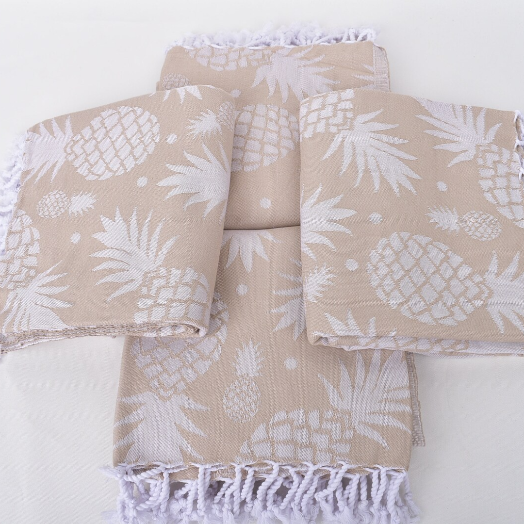 Turkish Towel Pineapple Print