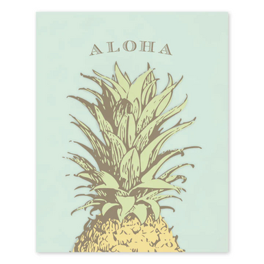 Vintage Pineapple Art Print