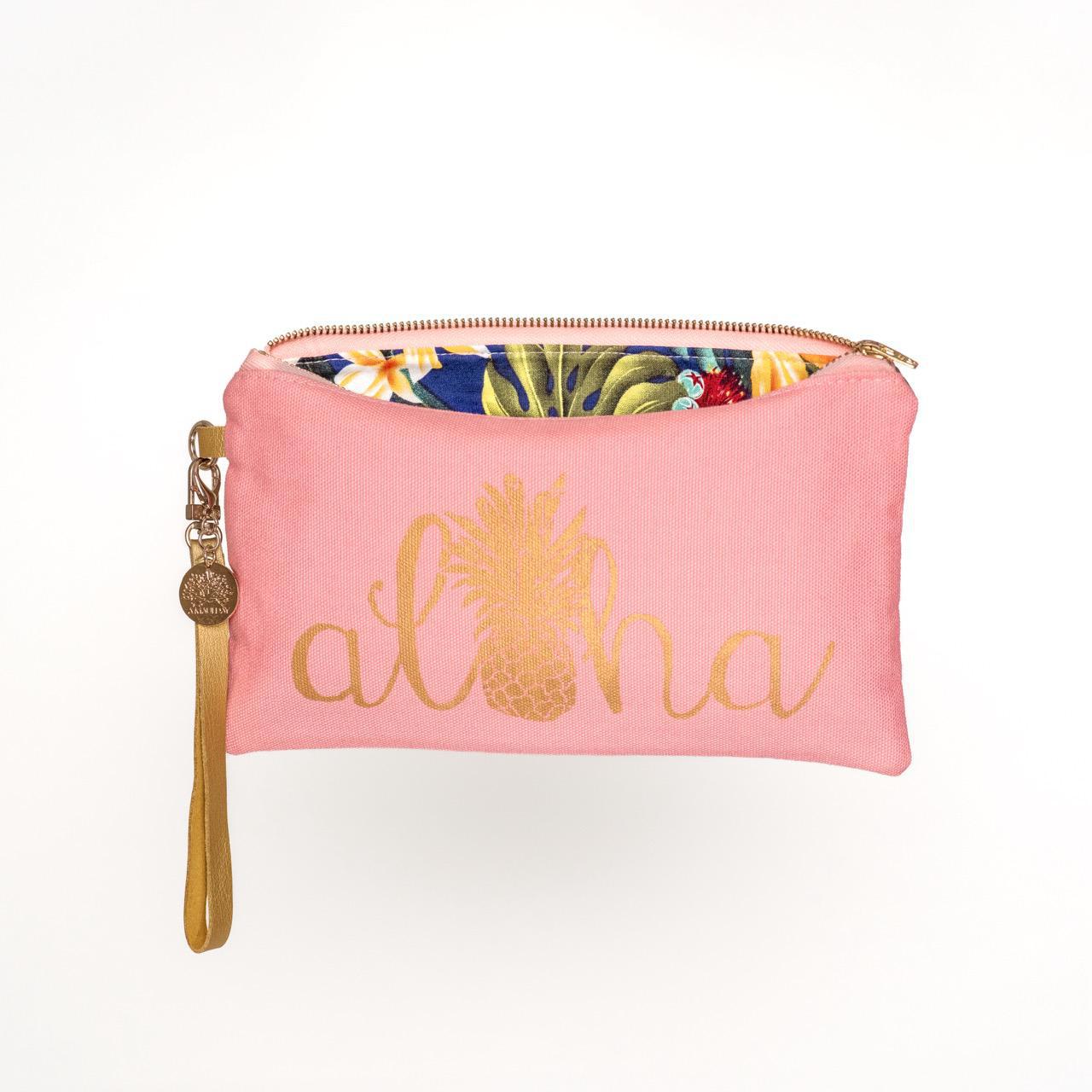 A Maui Day Aloha Pineapple Wristlet