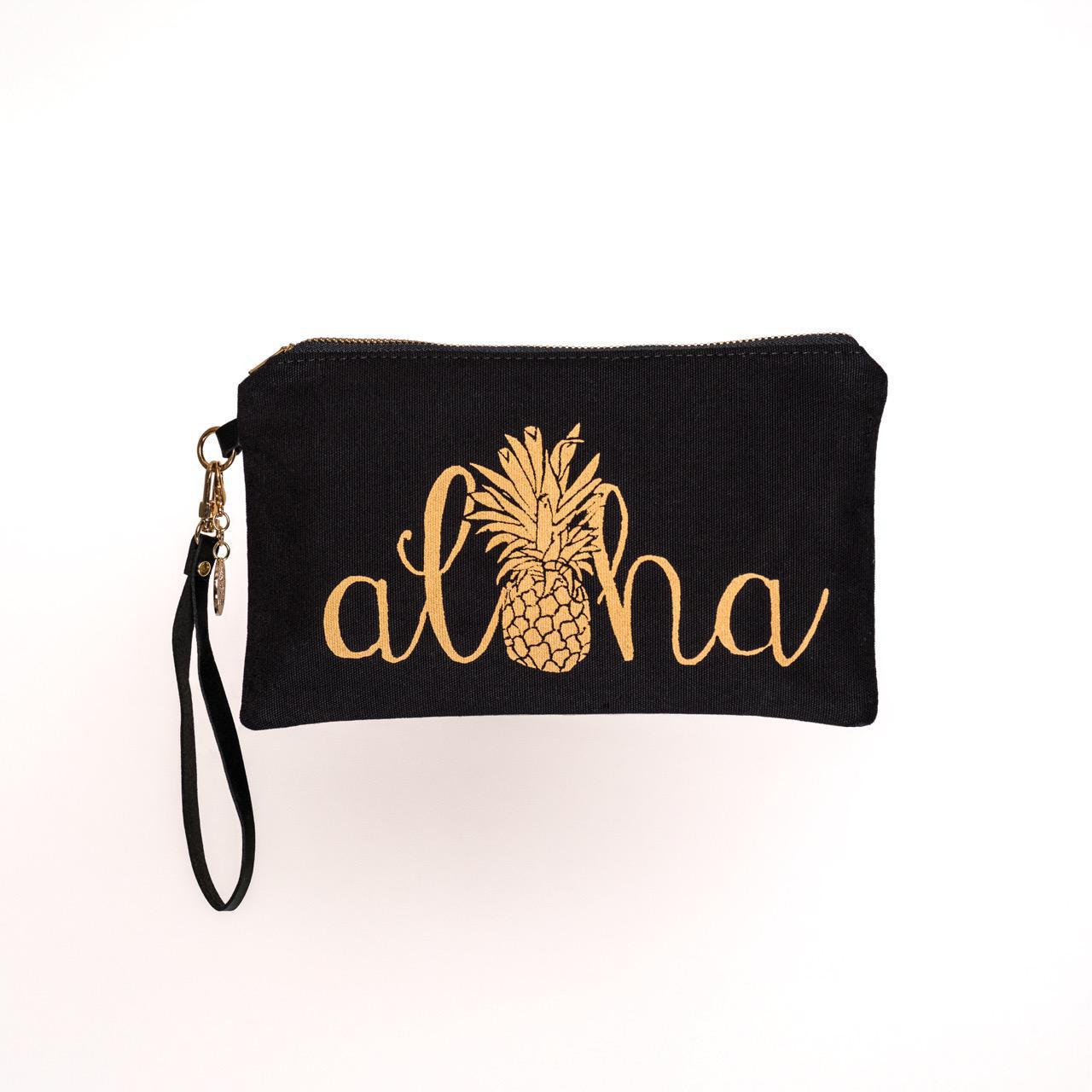 A Maui Day Aloha Pineapple Wristlet