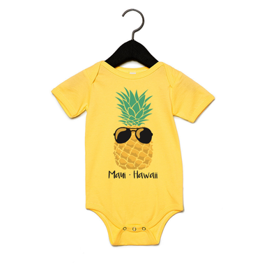 Pineapple Shades Baby Onesie