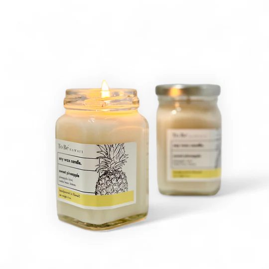 6oz Sweet Pineapple Soy Wax Candle