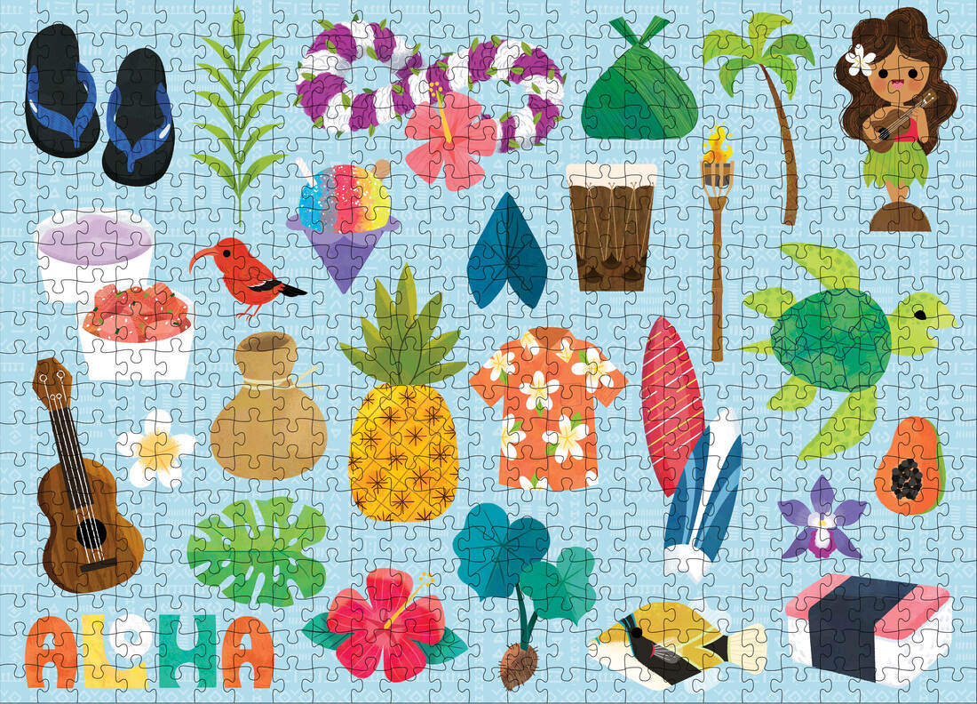 Things Hawaii Jigsaw Puzzle